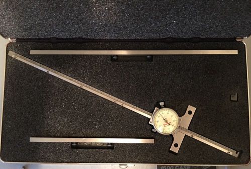 Starrett 12 inch depth micrometer model 450 with 6 inch base.machinist tools