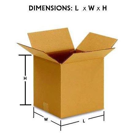 8 x 8 x 8 Cubed 32ECT Cubed Box, Stock, Moving and Shipping Box [100 Boxes]