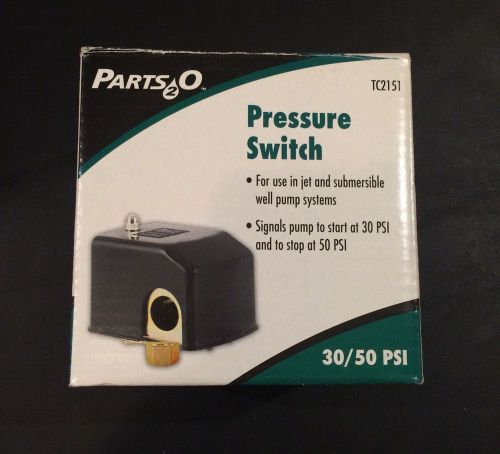 New Pressure Switch Parts2O 30/50 PSI USE In Well Pump Systems!!!