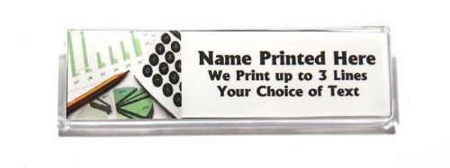Accounting custom name tag badge id pin magnet for bookkeeper accountant tax cpa for sale