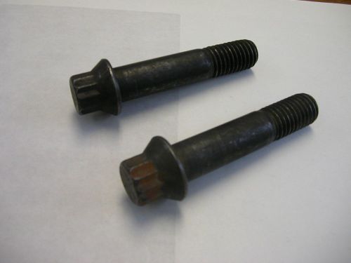 12 point flange bolt 5/8-11 x 3  package of 2 hex washer head plain for sale