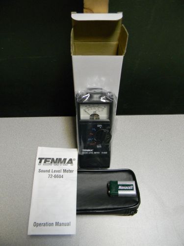 TENMA 72-6604 40 - 120 dB Range Portable Sound Level Meter with Case 1S
