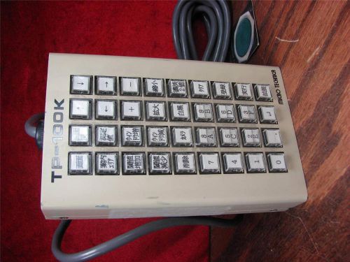 Micro-Technica TP-100K  Machine Programmer 36 Button Teach Pendant