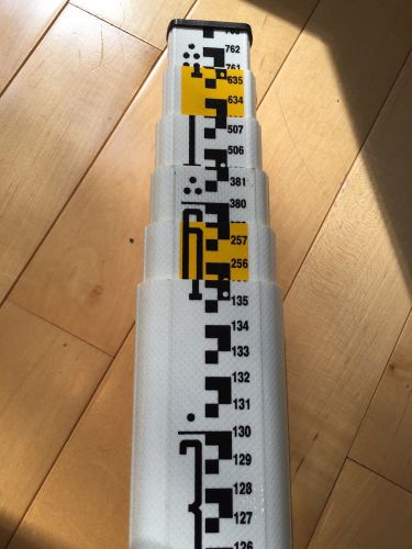 New crain mound city 7.6 meter 98012 svr-7.6m philly metric survey leveling rod for sale