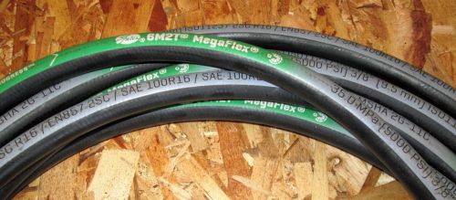 Gates hydraulic hose 6m2t 3/8&#034; megaflex two wire braid hose 100r16 35&#039;+50&#039;=85&#039; for sale