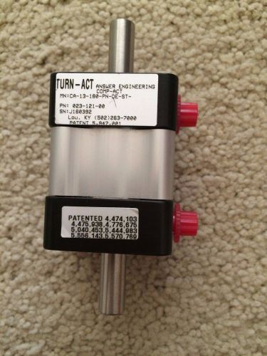 NEW TURN-ACT 023-121-00 (CA-13-180-PN-DE-ST) DOUBLE ACTUATOR CYLINDER -No Box