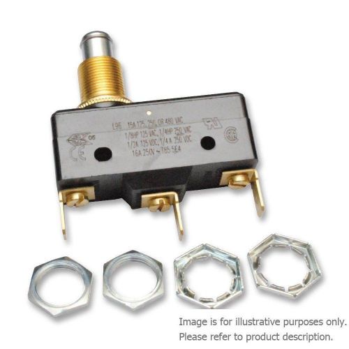 Honeywell s&amp;c bz2rq124d6 microswitch, overtravel plunger, spdt, 15a, 250vac for sale