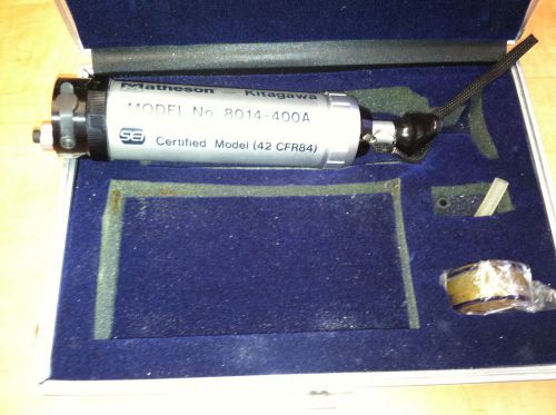 Matheson kitagawa 8014 400a gas tester w/ chlorine tubes for sale
