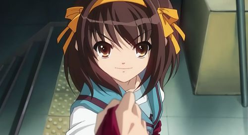 The Melancholy Of Haruhi Suzumiya,HD,Anime,Decal,Banner,Wall Art,Canvas Print