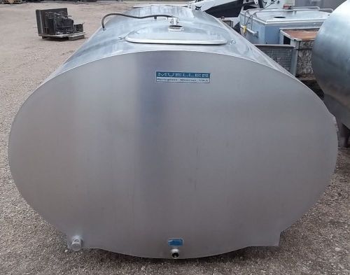 Mueller 600 o 39357 stainless steel bulk milk cooling farm tank for sale