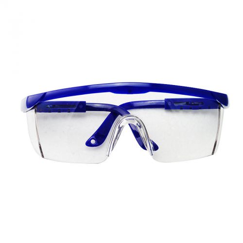 New Dental Protective Eye Goggles Safety Glasses Blue Frame