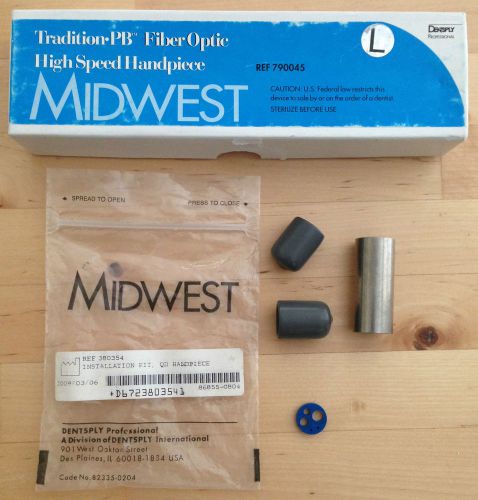 Midwest Tradition PB Fiber Optic High Speed Handpiece, Quick-Connect Adapter Kit