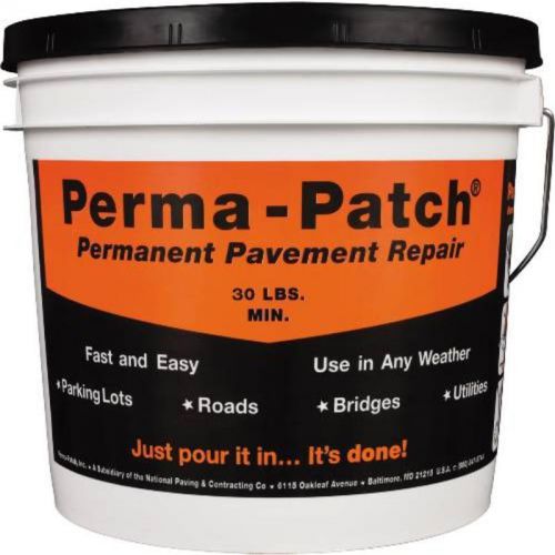 Asphalt Repair Material 30 Lb Perma-Patch Roofing PP-30CP 739447000655