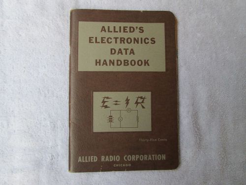 Allied&#039;s electronics data handbook: 1959     box - a for sale