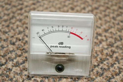 6F-2 Analog Peak dB Panel Meter