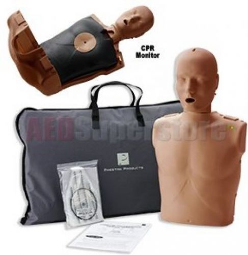 Prestan professional adult dark skin cpr-aed training manikin (with cpr monitor) for sale