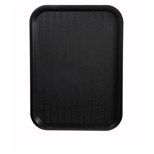 Winco FFT-1216K, 12x16-Inch Black Plastic Fast Food Tray