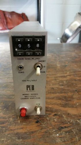 PCB MODEL 462B52 BALLISTICS CHARGE AMPLIFIER USED &#034;UNTESTED&#034; AS-IS