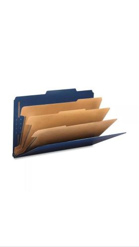 Smead Dark Blue Pressboard Classification Folders with SafeSHIELD - SMD19096