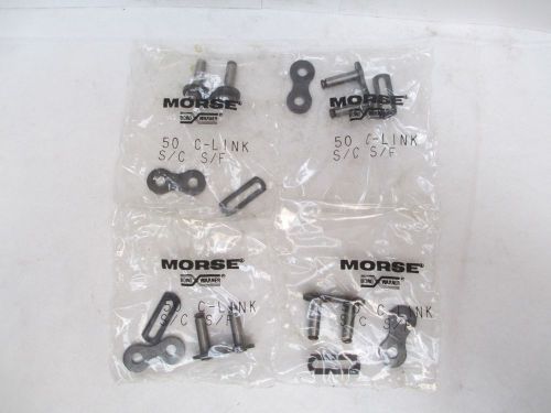 NEW &#034;LOT OF 4&#034; MORSE 50 CONNECTING LINK SPRING CLIP