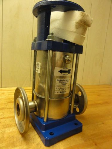 New gould stainless steel ssv vertical mutistate pump. 15 gpm, 1100&#039; max .5-5 hp for sale