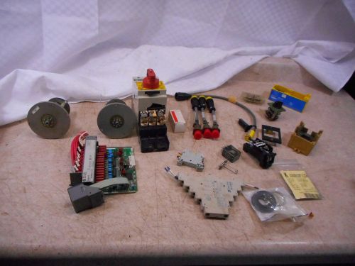 Large Lot of Industrial Electrical Automation Parts, Telemecanique, Relays Etc