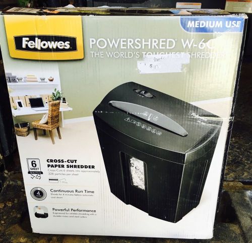 Fellowes Power Shred W-6c Paper Shredder