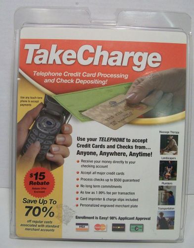 TAKE CHARGE Telephone Credit Card PHONE Processing OBSOLETE CHECK DEPOSITING NIB