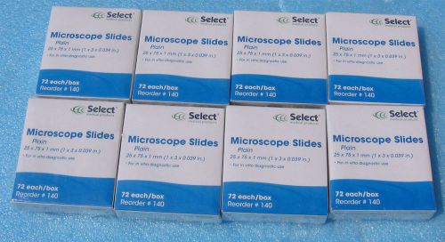 Plain Microscope slides 25 x 75mm x1mm 4 Gross
