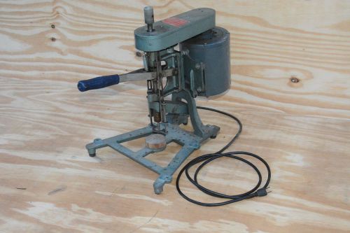 Tabletop Single Hole Paper Drill with a drill bit, 110V