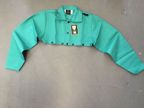 Tillman 6221 9 oz. green westex fr-7a cotton cape sleeve, size s welding shirt for sale