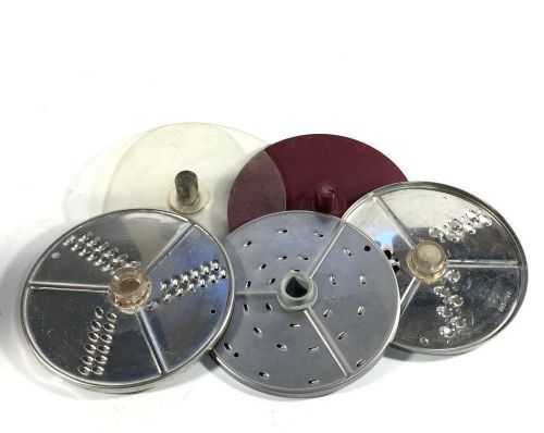 Lot of 5 Robot Coupe Discs Discharge Plate Blades R2  R209/G2 Carrots Cheese