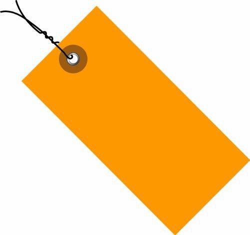 Tyvek G14053E Empty-Eyelet Pre-Wired Shipping Blank Tag, Spunbonded Olefin,