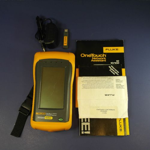Fluke One Touch Series II 10/100 Pro Network Assistant - Good condition, Extras