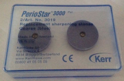 KerrHawe Periostar 3000 Dental Replacement Sharpening Stones Blue Coarse New