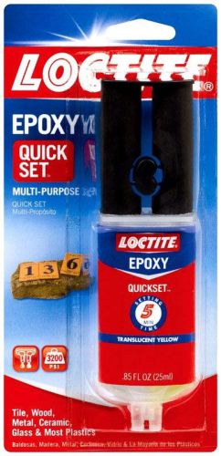 New .85 oz LOCTITE Epoxy Quick Set 2-Part Multi-Purpose Adhesive Syringe 1395391