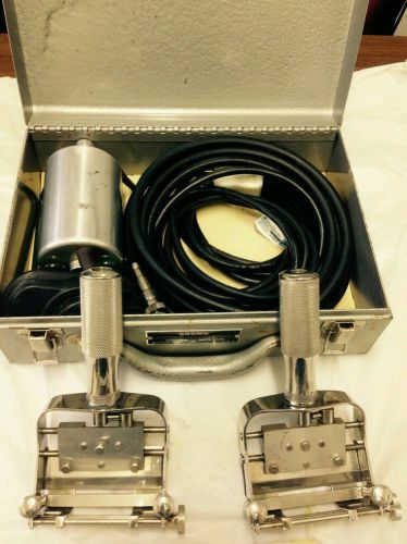 Brown electro dermatome--model 666--2 cutting heads,motor,foot pedal&amp;case--works for sale