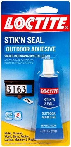 New 1oz LOCTITE *STIK&#039;N SEAL* Outdoor Adhesive Multi-Purpose Glue Clear 1716815