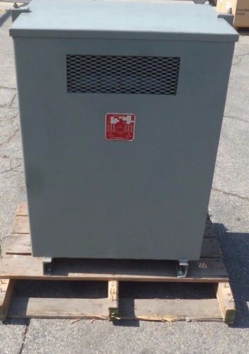 45 kva  transformer , 480 volt primary - 2400 volt secondary dry aa type 3 phase for sale
