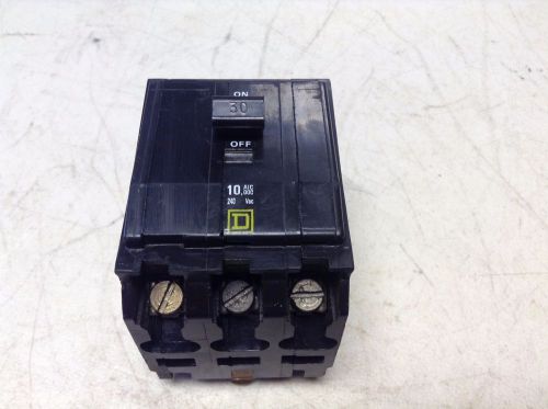 Square D QOB330 30 Amp 3 Pole Circuit Breaker 240 VAC QOB