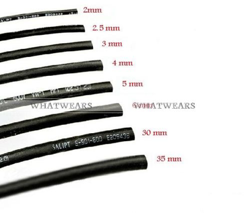 2mm dia. heat shrinkable tube shrink tubing 5m color black ljn for sale