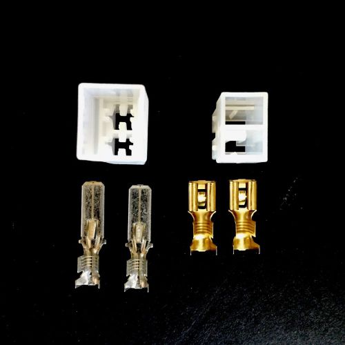 Kit-2 way faston terminal&amp;connectors, ul, rohs, 6 pcs, 6.3mm (.250), 14-10 awg for sale