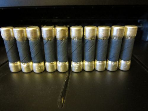 LOT OF (10) LittelFuse 4A 250V 13/32 Inch Dia x 1-1/2 Inch Length-Military Grade