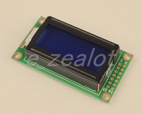 1pcs NEW Blue LCD0802 Character Display Module 0802 5V