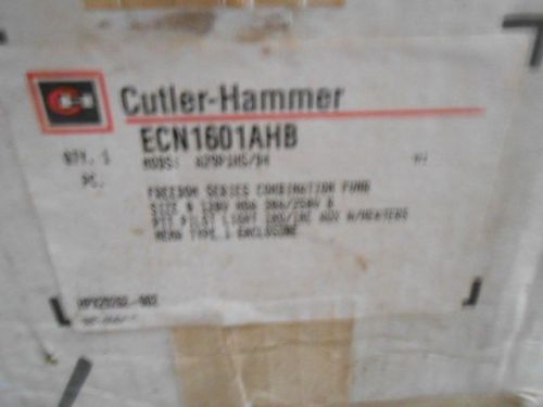 Eaton cutler-hammer magnetic combination starter  ecn1601ahb for sale
