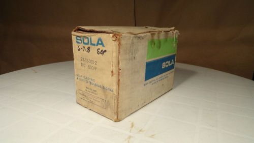 Sola Constant Voltage Power Conditioner 60VA 23-13-060-2 NEW
