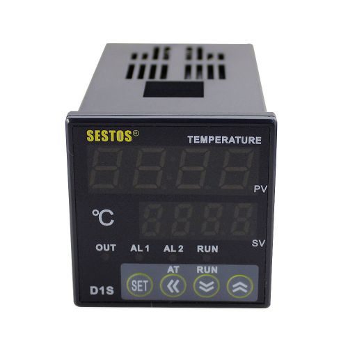 Dual digital pid temperature controller omron relay + 25a ssr + k sensor new for sale