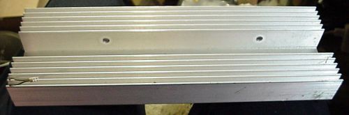 Large Aluminium Heat Sink approximately 330mm x 105mm x 35mm