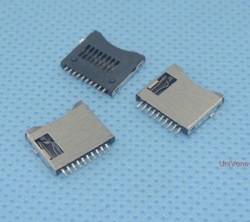 10pcs Micro SD Memory Card Connector Bottom Contact SMD 1.1mm Pitch