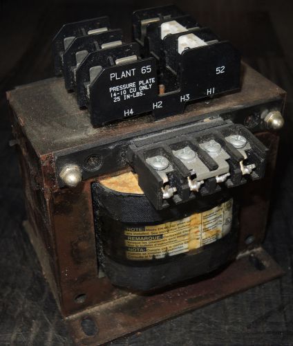 Square d type tf750d1 control transformer, .75 kva - 9070tf750d1 for sale